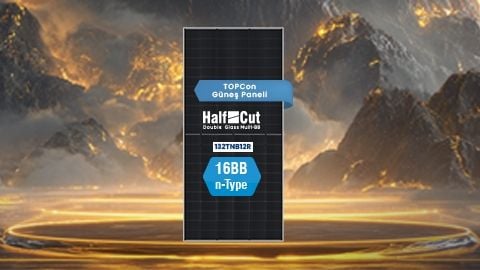 Türkiye’de İlk 635Wp G12R Rectangle TOPCon Güneş Paneli