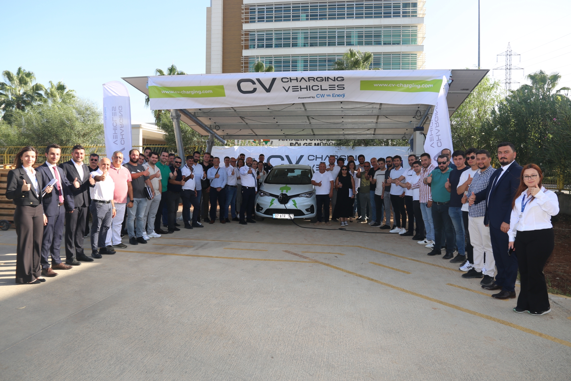 Elektrikli Araç Şarj İstasyonunda İlk Diploma CV Charging Vehicles'den