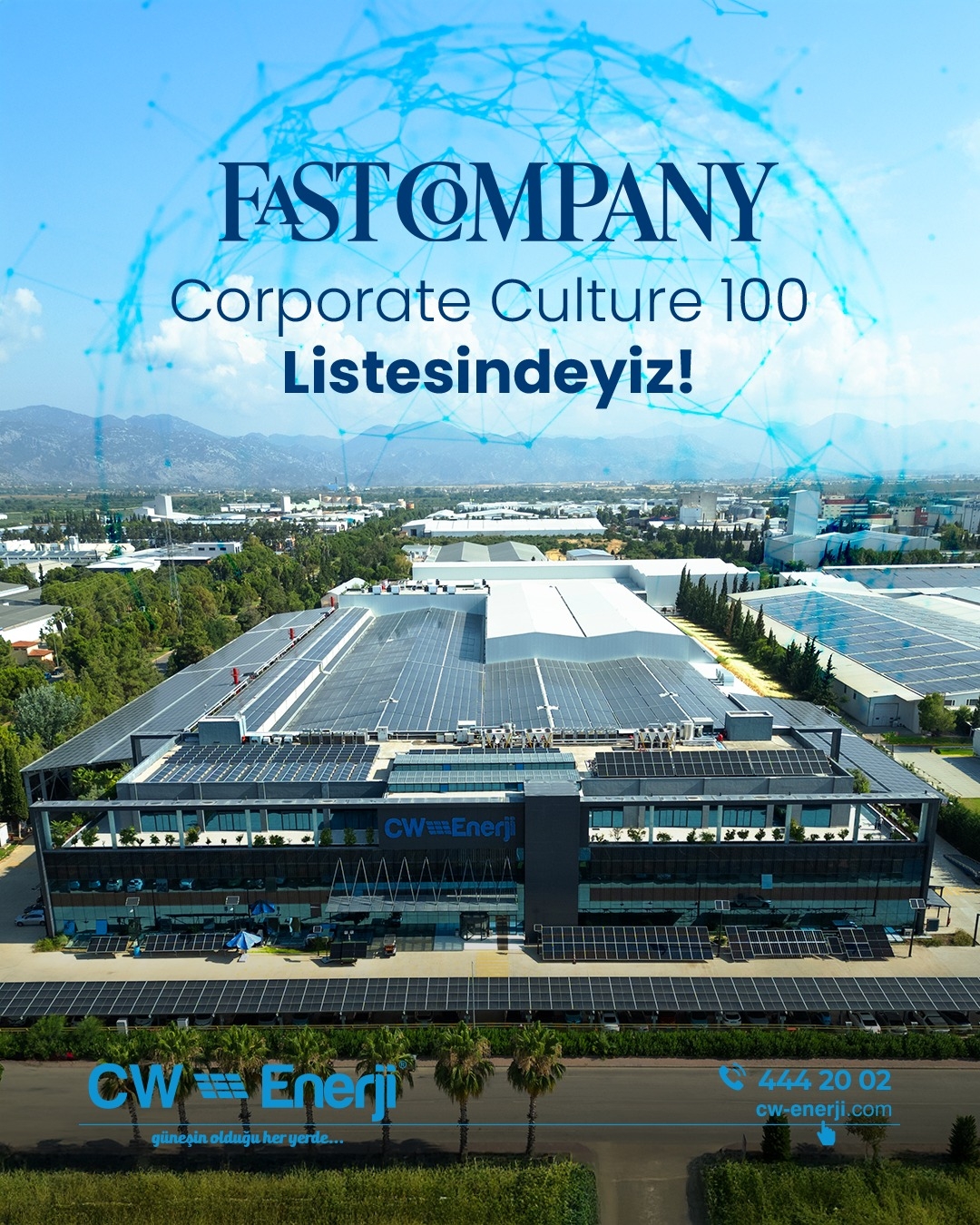 CW Enerji Ranked Among the Top 100 Companies in Corporate Culture