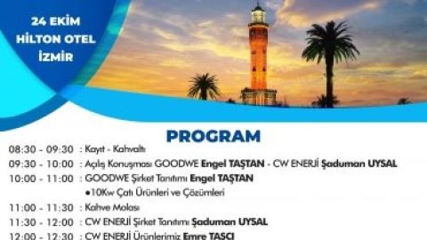 Türkiye’nin En Büyük Güneş Enerji Eğitimi için Geri Sayım Başladı