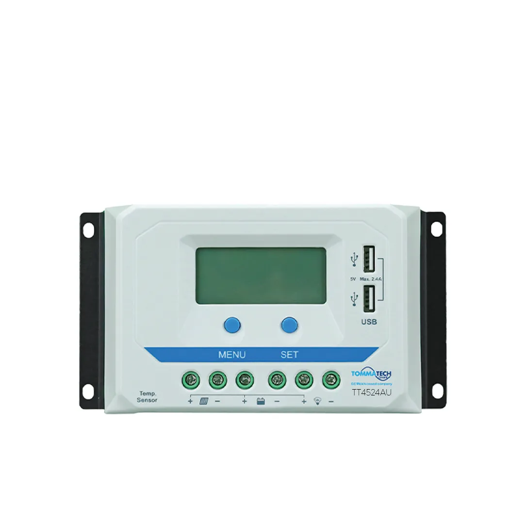 TommaTech 45A 12/24 2USB PWM Laderegler