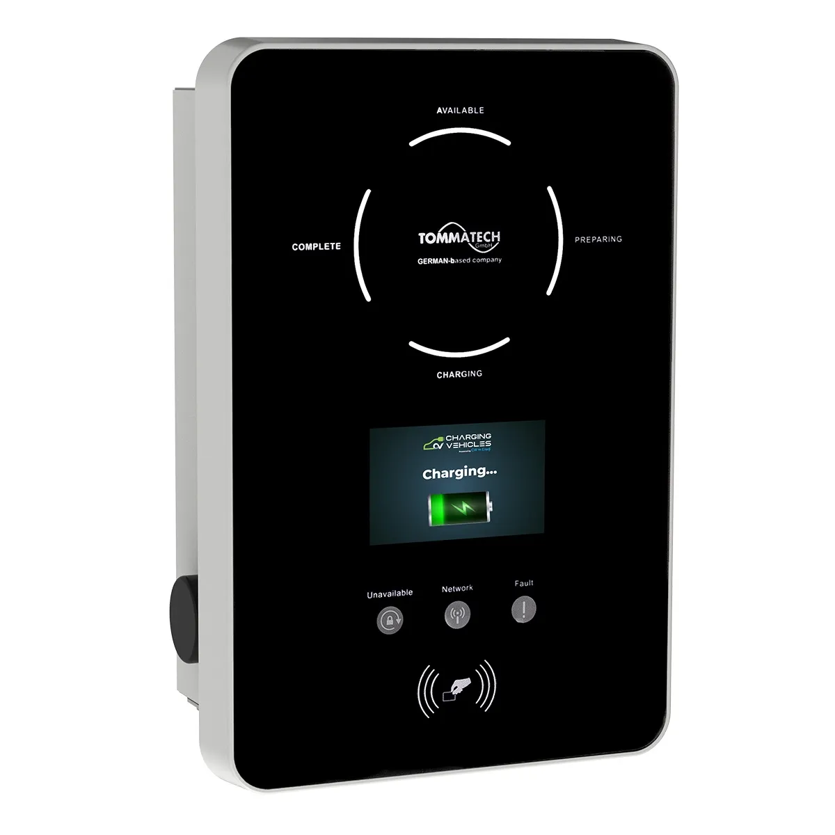 TommaTech Trio 22kW Dreiphasen/400V AC Elektrofahrzeug-Ladegerät Wireless