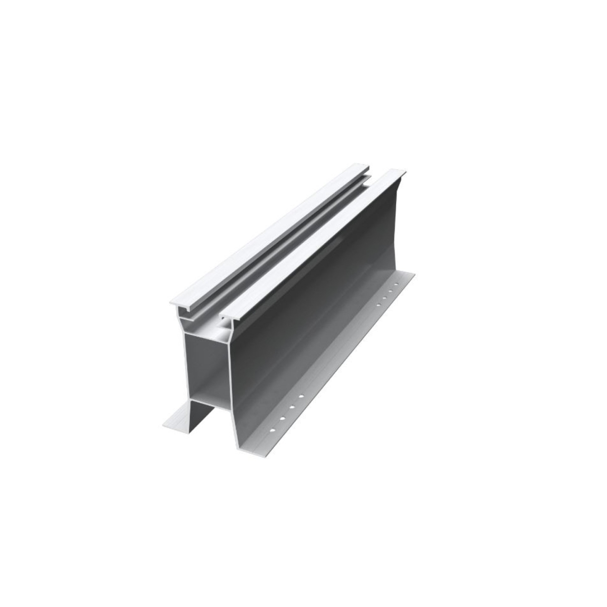 Panel Mounting Equipment P100 Full Length Horizontal Profile Aluminum (95x100mm) 175cm