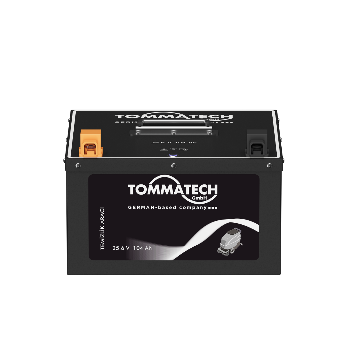 TommaTech 51.2V 105Ah LiFePO4 Temizlik Aracı Lityum Batarya
