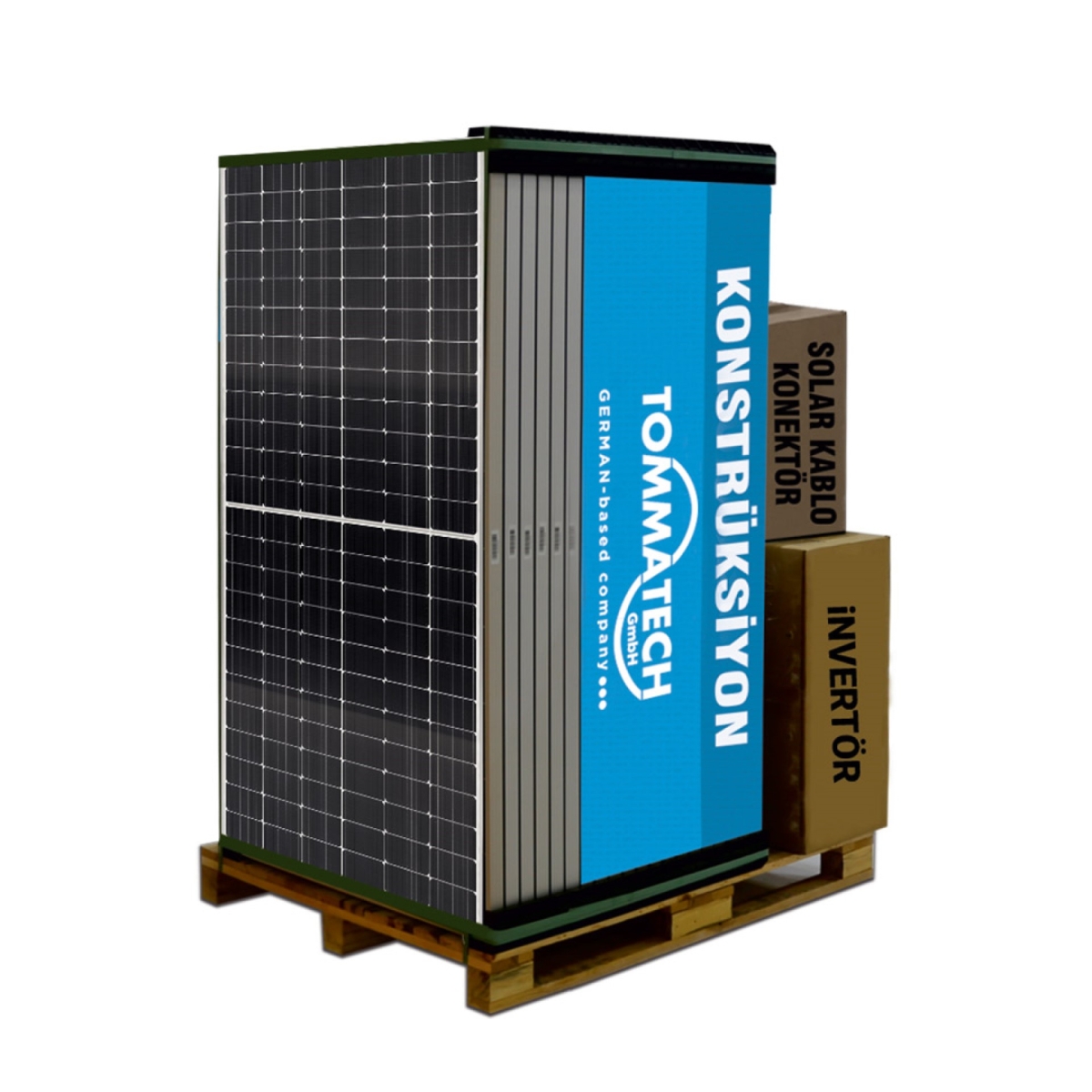 TommaTech On-Grid 3KW Medium Solar Package Fliese