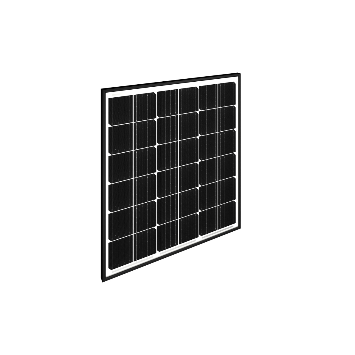 TommaTech 50Wp M6 36PM Cells MB Solar Panel