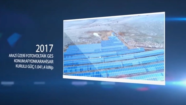 Abschnitte aus Referenzen zum CW Enerji Solar Power Plant 2017